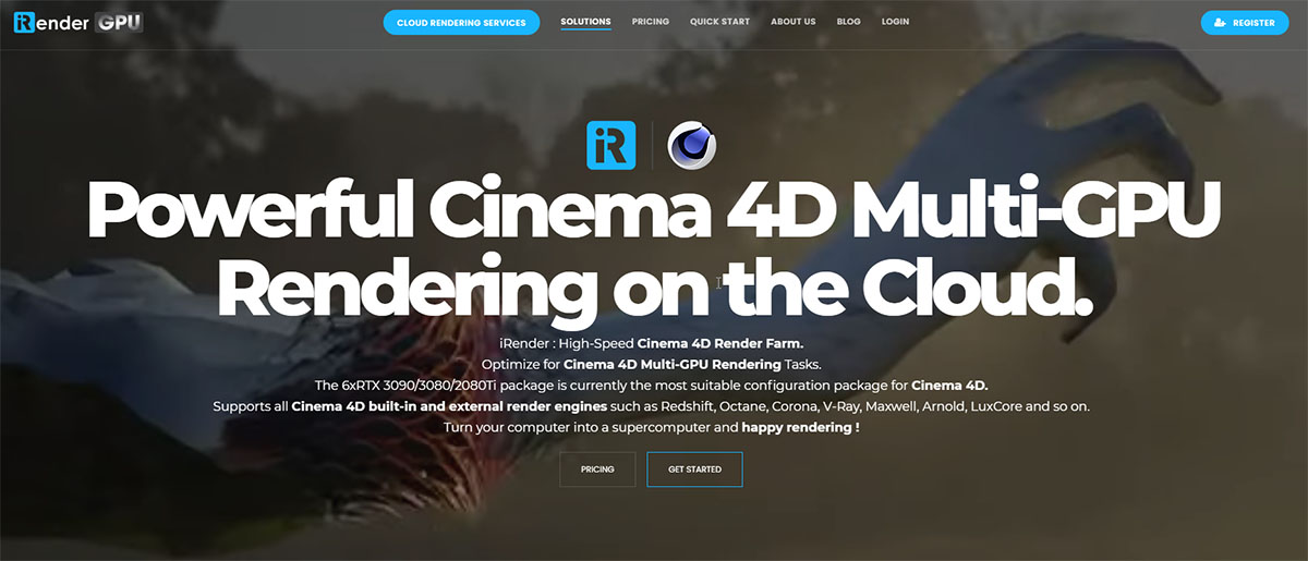 iRender - Best Cinema 4D render Farm