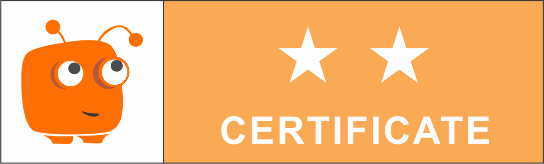 Radarrender Certifidate 2 star