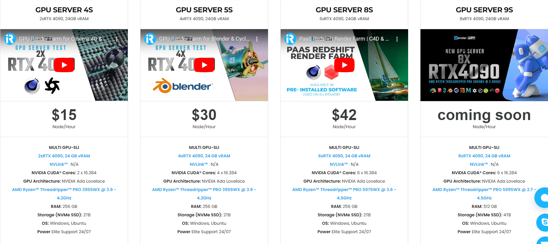 Best Render Farm for Vray GPU iRender Price