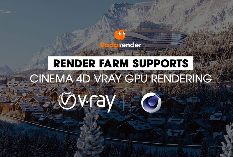 Cinema 4D Vray GPU rendering