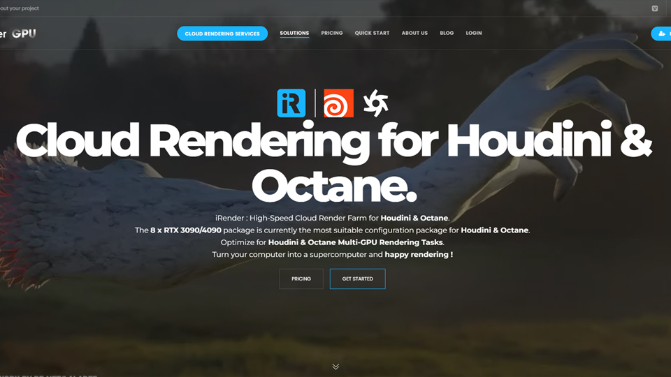 best octane render for houdini render farm irender farm