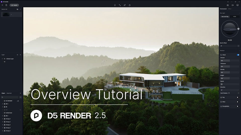 best gpu rendering software for architects d5 render