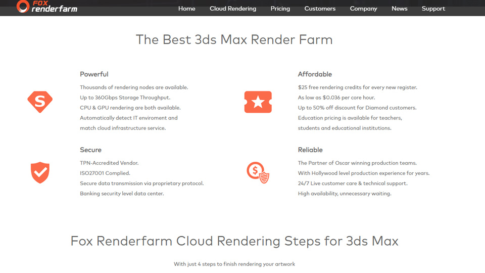 Fox RenderFarm- best GPU render farm for 3ds Max