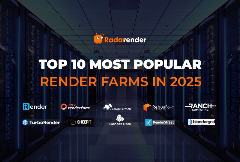 Top 10 most popular render farm 2025