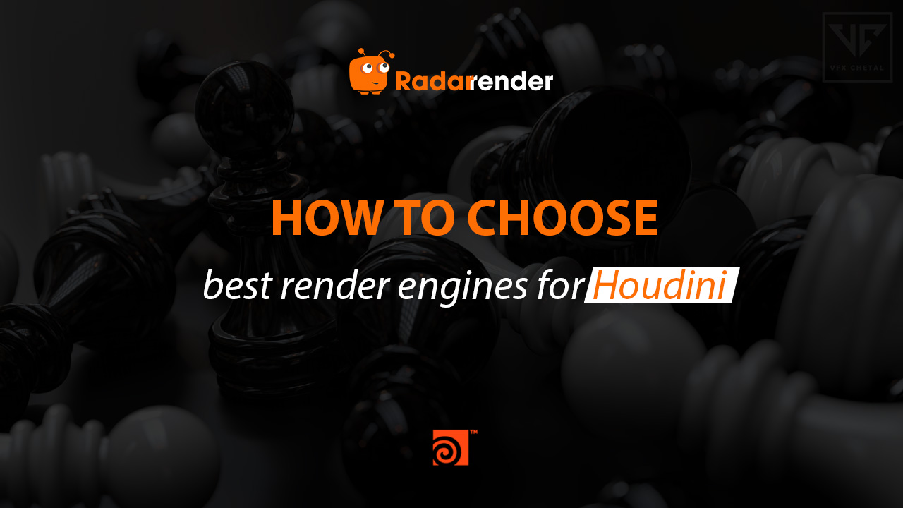Exploring top 5 best render engines for Houdini - Title