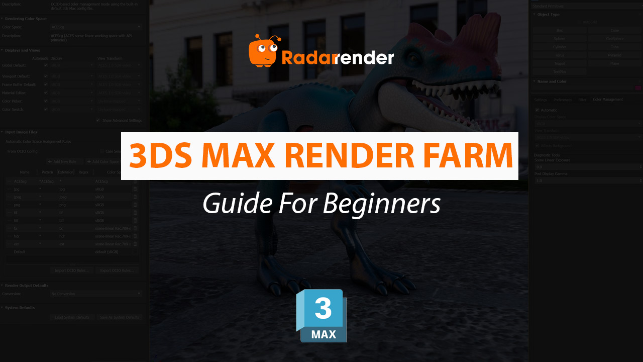 3ds Max render farm guide for beginners 3