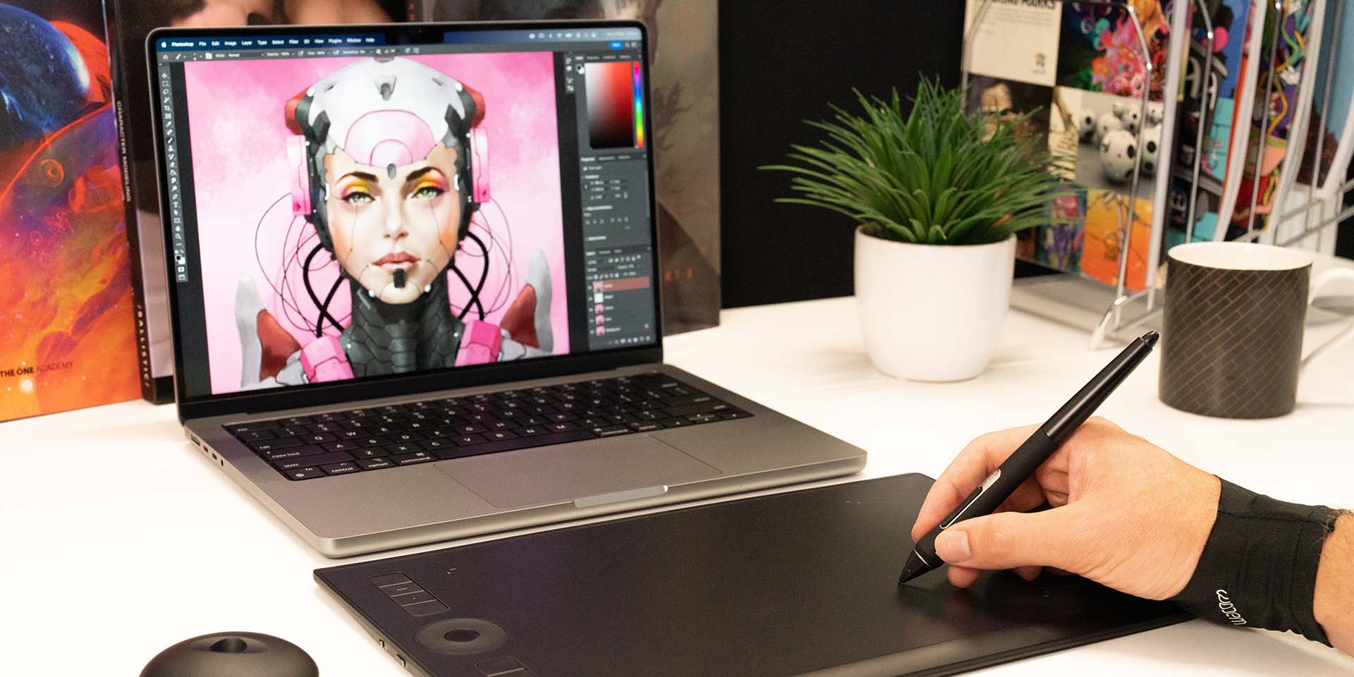 The comparison and connection between digital and traditional art 1