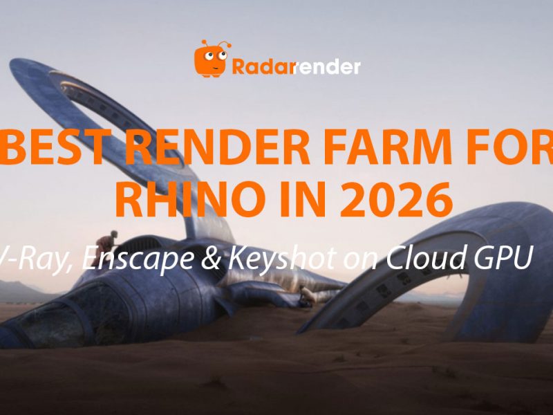 Best Render Farm for Rhino in 2026: V-Ray, Enscape & KeyShot on Cloud GPU