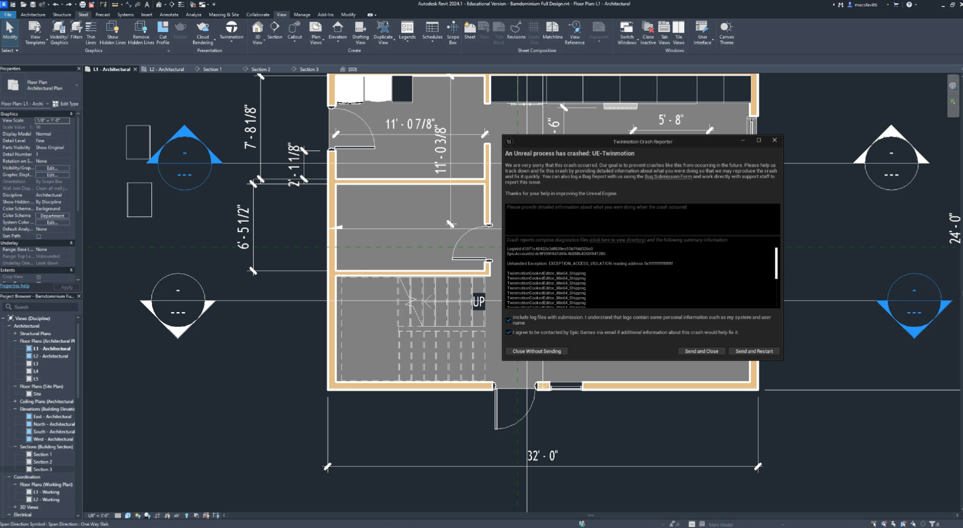 Why Twinmotion Crashes When Importing Large Revit Models 1